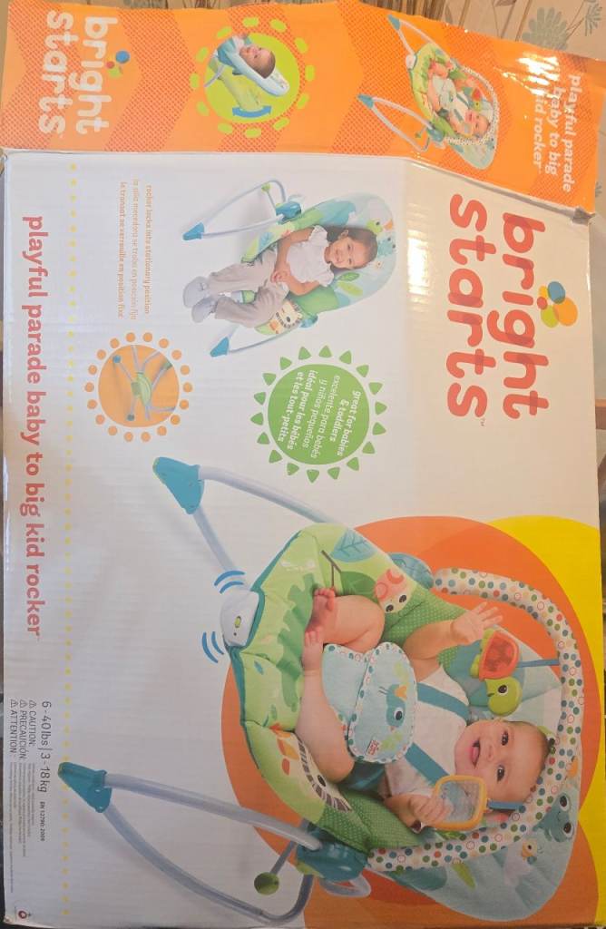 Bright Starts Playful Parade Baby to Big Kid Rocker