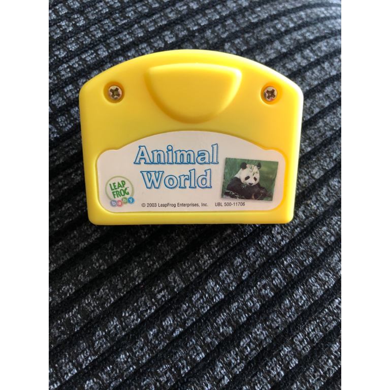 Leap Frog  little touch Animal World game cartridge