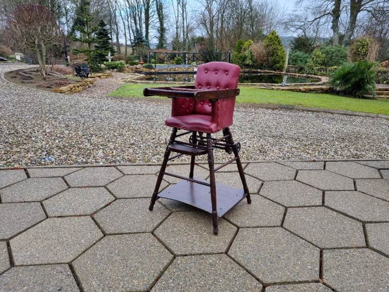 Antique Metamorphic Baby's High Chair