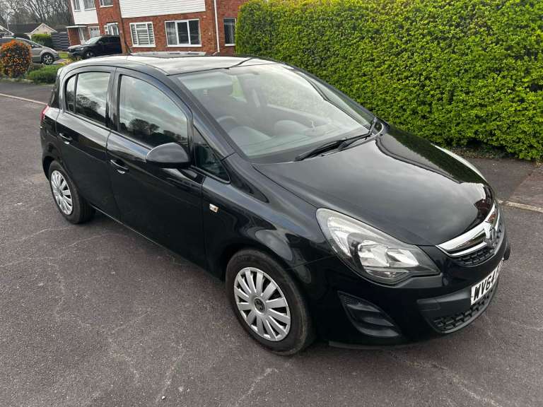 2014 64 Vauxhall Corsa 1.2 VVT Design, Metallic Black, Manual, 5 Door, Petrol, Long MOT