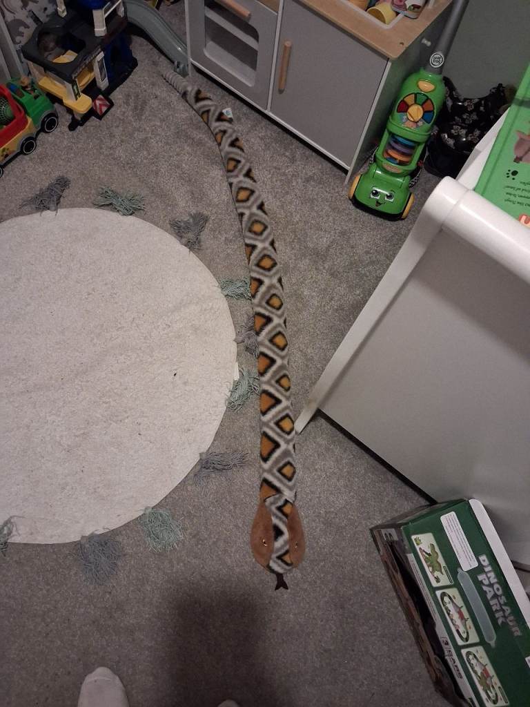 Snake soft toy large