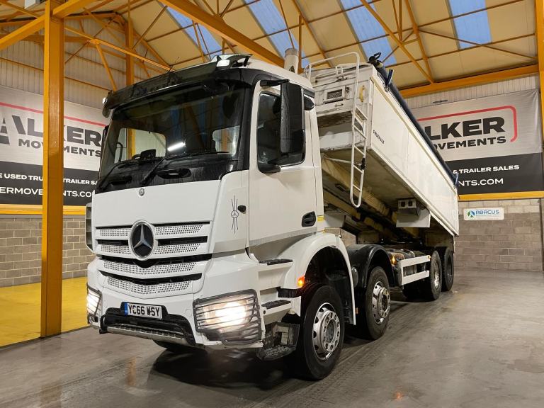 MERCEDES AROCS 3240 8X4 *EURO 6* ALUMINIUM INSULATED TIPPER - 2016 - YC66 WSY