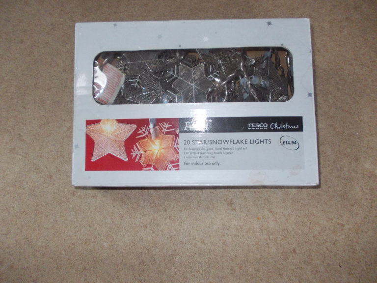 Festive Star/Snowflake Lights x 20.