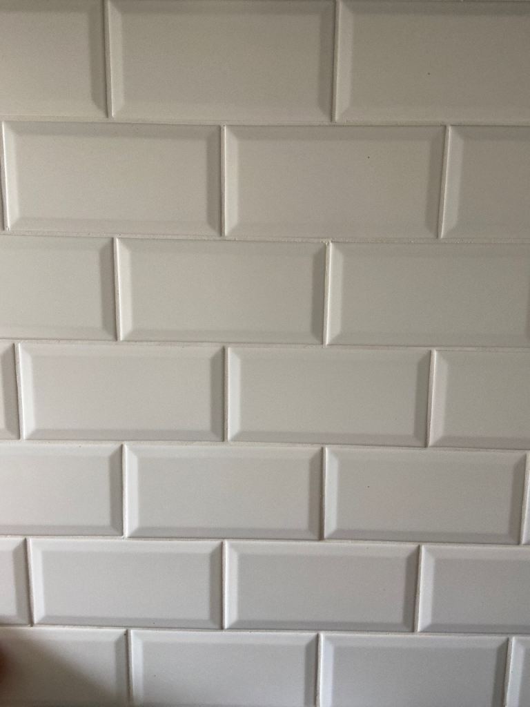 White Ceramic Metro Tiles – Brand New, Unused