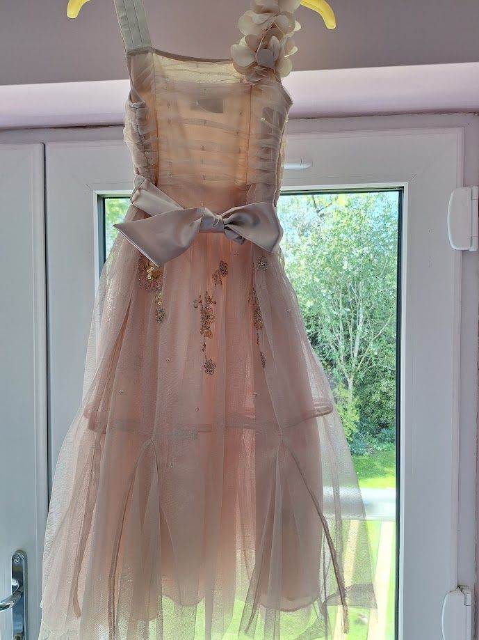 Age 8 Next pale pink bridesmaid/party dress