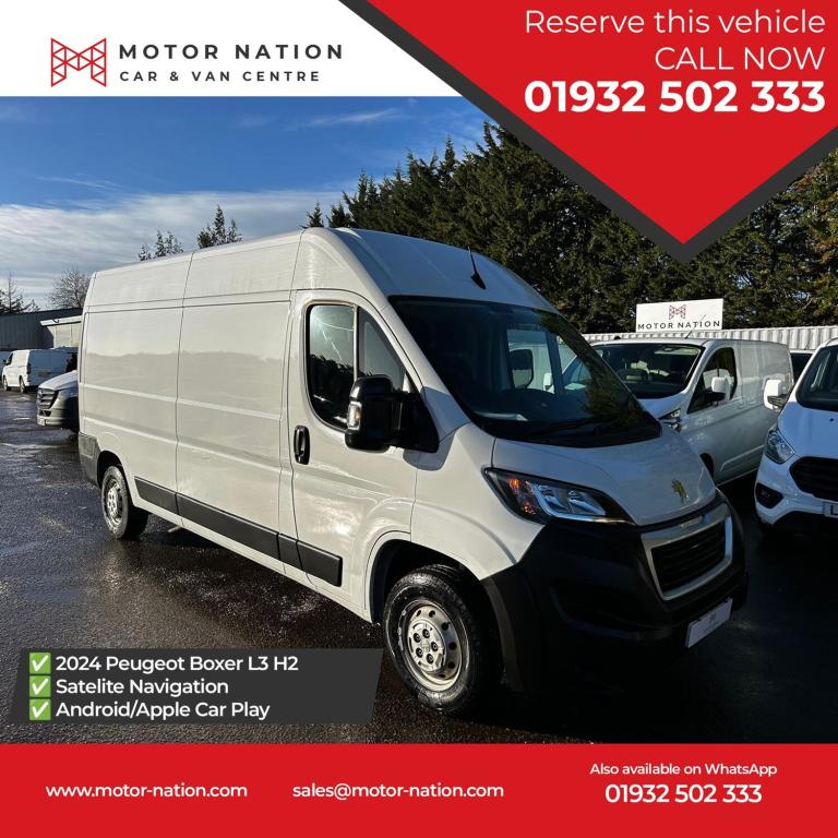 2024 Peugeot Boxer 2.2 BlueHDi 335 Professional Premium + Panel Van 5dr Diesel Manual L3 H2 Eu Pa...