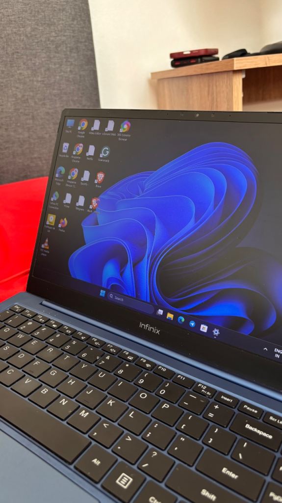 Infinix Blue Laptop – Good Condition