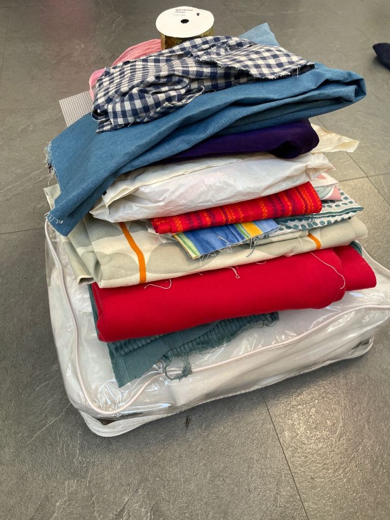 Fabrics and sewing items