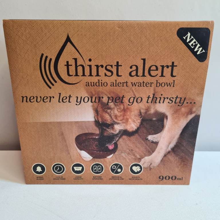 Thirst Alert dog water bowl