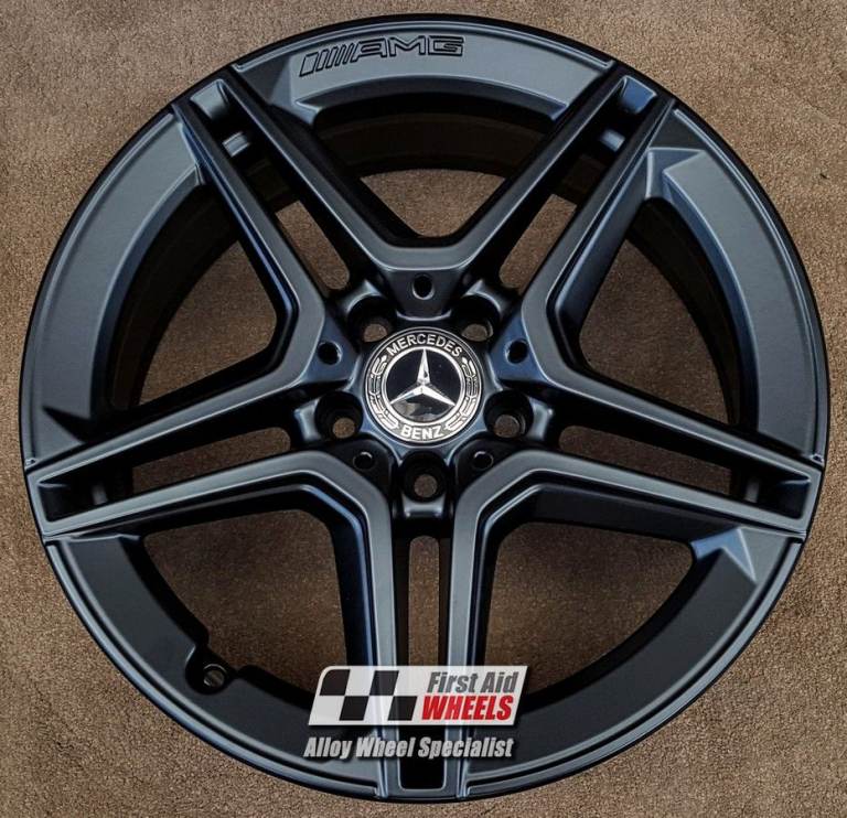 MERCEDES CLA35 C118 X118 1x 18'' GENUINE AMG SATIN BLACK ALLOY WHEEL A1184010200