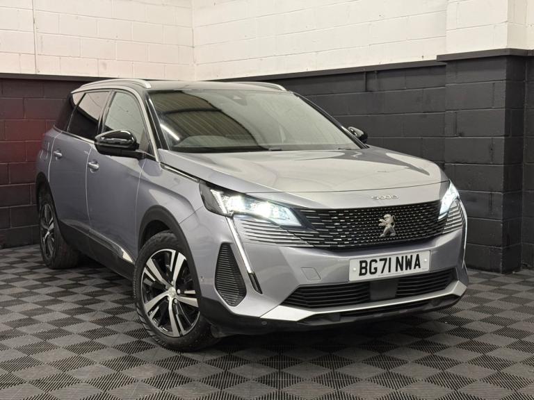2021 71 PEUGEOT 5008 1.2 GT PURETECH 7 SEATER AUTOMATIC PETROL GREY EURO 6