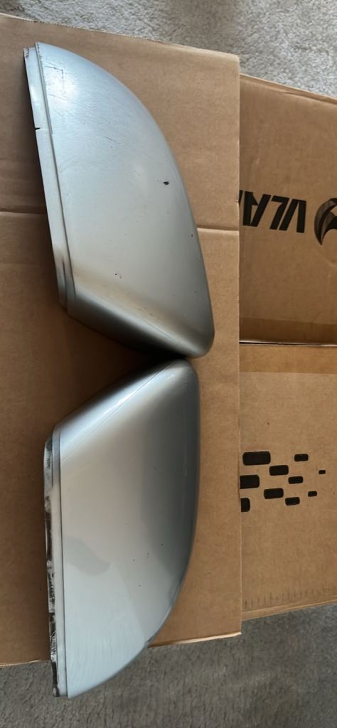 Mk6 mirror covers silver