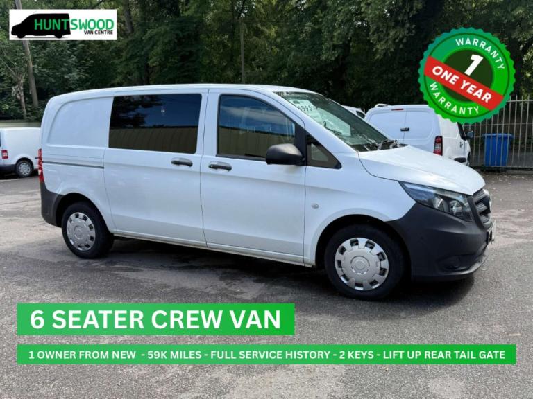 2020 Mercedes-Benz Vito 2.1 Vito 114 Pure CDi Crew Van Diesel Manual