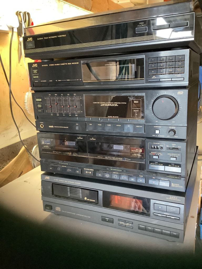 JVC stacking sound system 