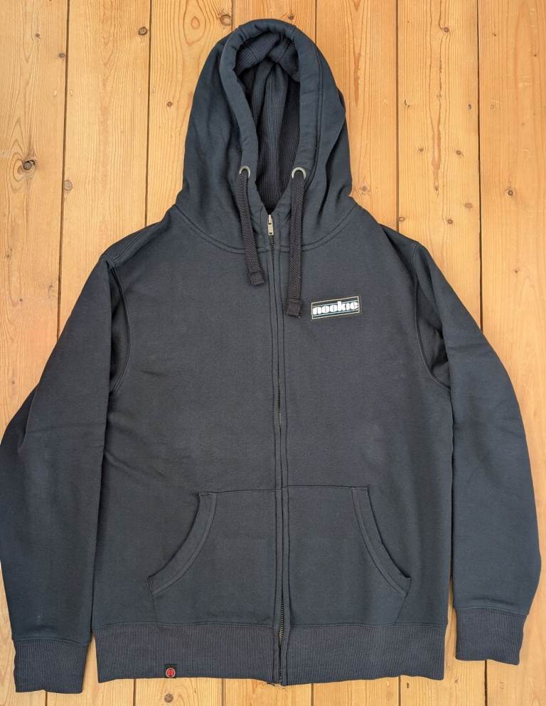 Nookie Men's Black Zipped Hoody - XL