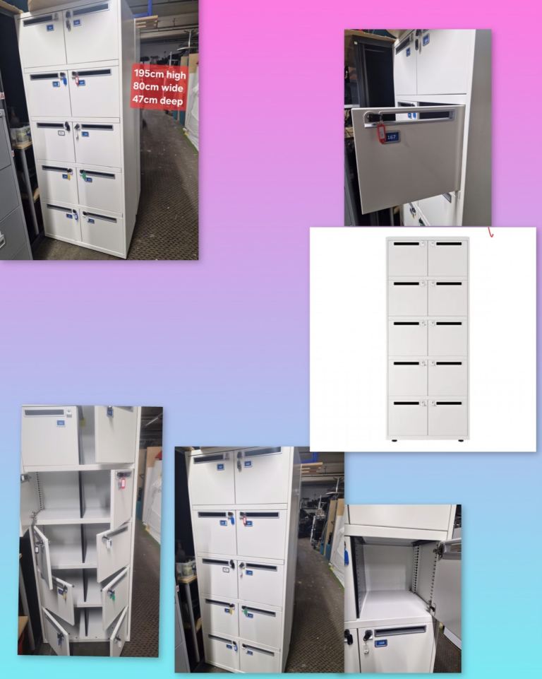 Lockers with 10 spaces gym lockers school lockers office lockers  (15 available) FREE DELIVERY UK
