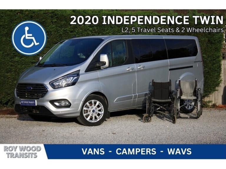 2020 Ford Tourneo Custom Auto RARE Allied Independence TWIN - 5 fixed seats plus TWO wheelchairs ...