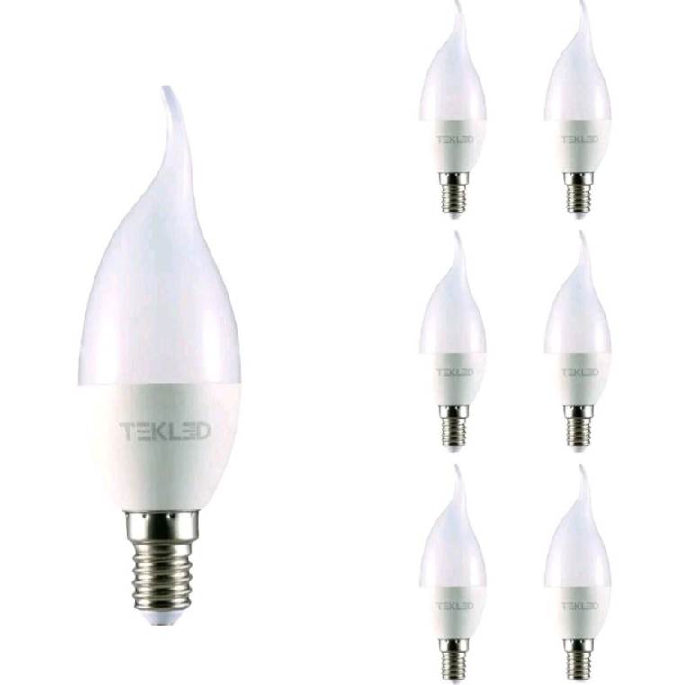 C37 LED Tip Screw Flame Tip Candle E14 Edison Flame Bulb