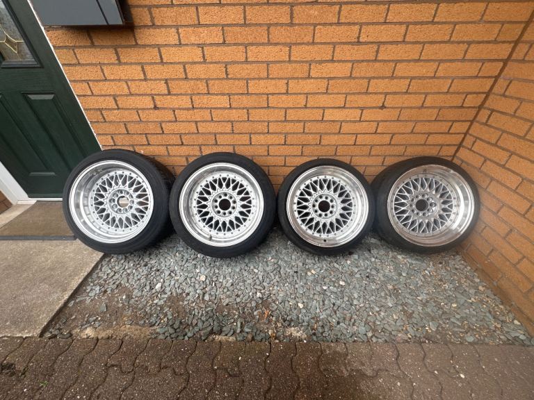 4x bbs bmw deep dish 8.5j 10j alloy wheels 