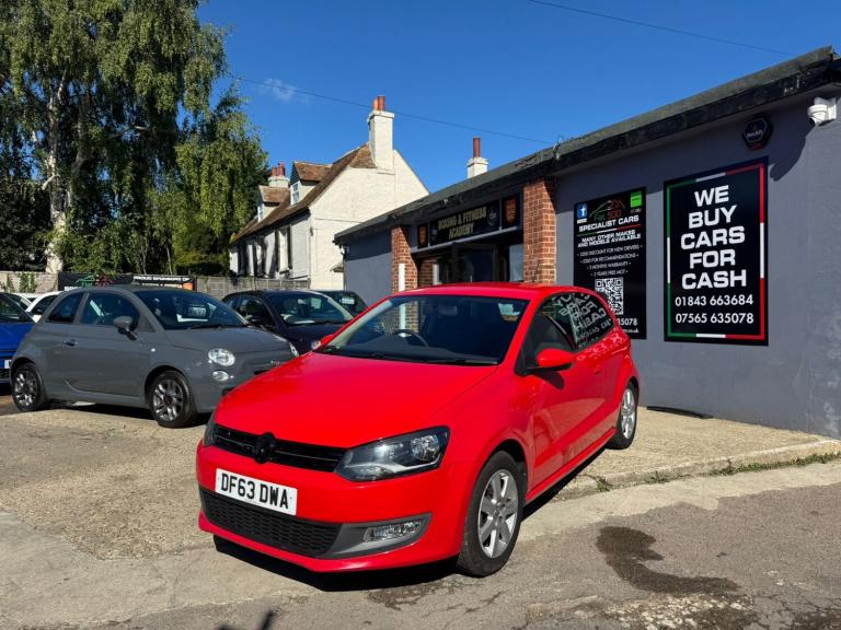2014 Volkswagen Polo 1.2 70 Match Edition 3dr HATCHBACK Petrol Manual