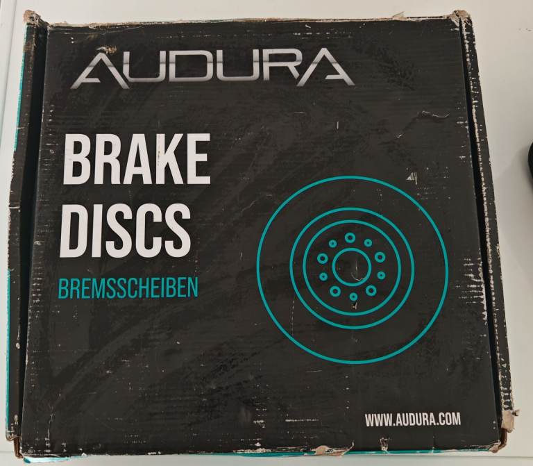 AUDURA Rear Brake Discs Pair-Fits Daimler Super Eight /Jaguar XF X350 (X358) - Brand New 