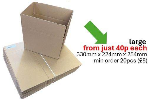 📦 SHIPPING / POSTAGE BOXES from just 40p each💸 (L)