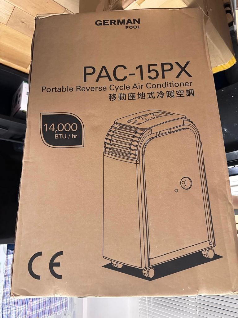 German Pool PAC-15PX Portable Reverse Cycle Air Conditioner
