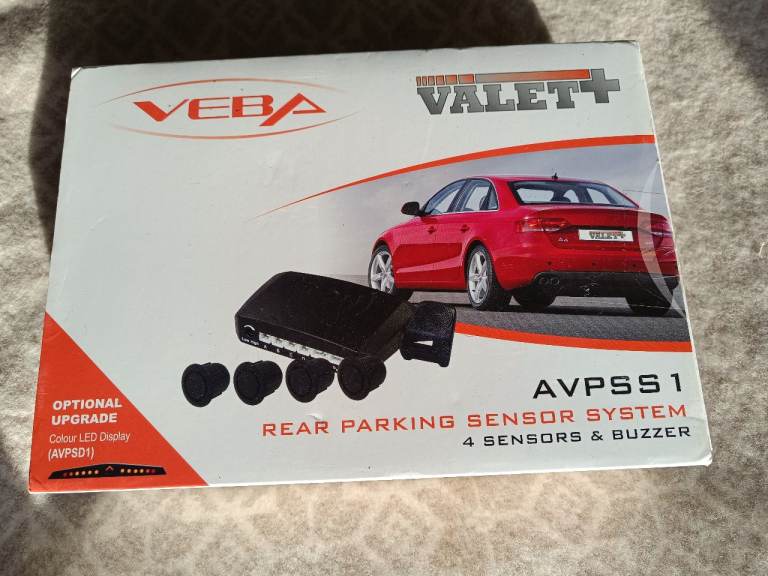 Veba Valet+ Rear parking sensor kit. Unused & boxed. Paintable sensors