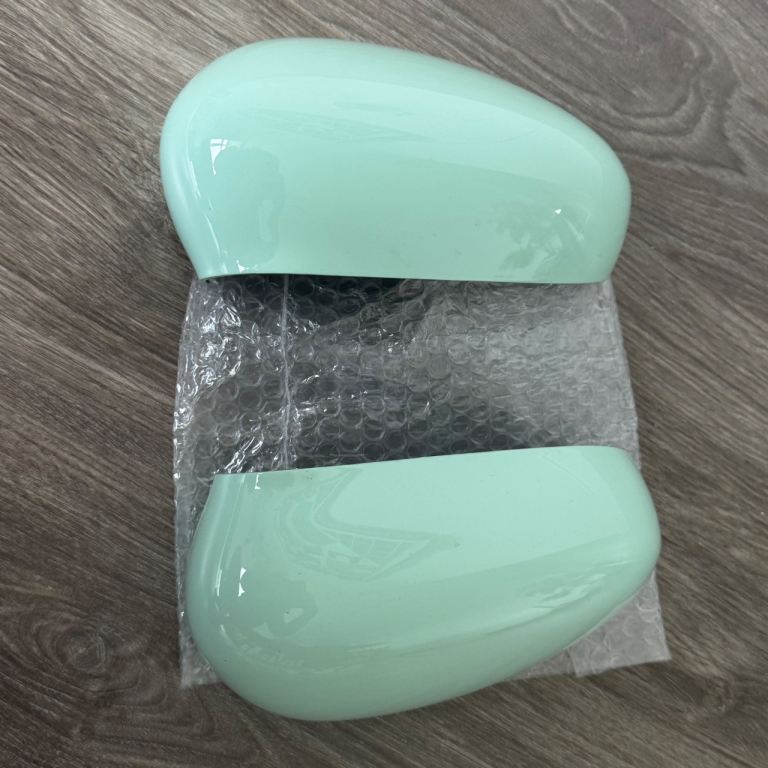 Fiat 500 Original wing mirror covers - mint green
