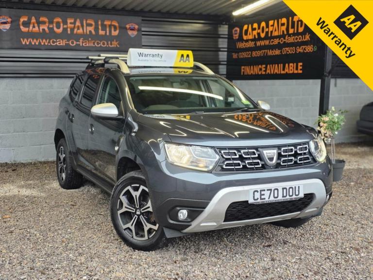 DACIA DUSTER 1.0 Prestige TCe 100 4x2 Bi-Fuel RE+Petrol 2020+1 OWNER+SATNAV+LPG!