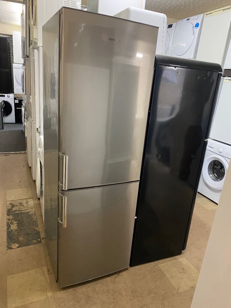 ✅🥶CHROME KENWOOD 6FT FRIDGE FREEZER WE DELIVER