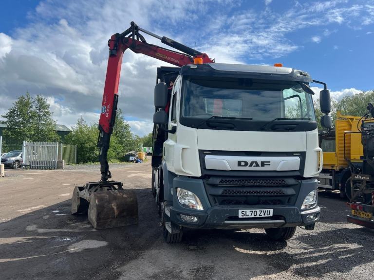 21 DAF TRUCKS CF 450 FAD 8X4 GRAB , ONLY 135,258 KM , FULL MOT