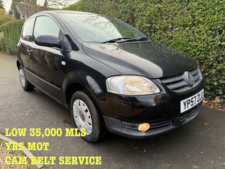 VW FOX 1.4 35,000MLS YRS NO ADVS MOT NEW CAM BELT 55MPG 6 SVCS 
