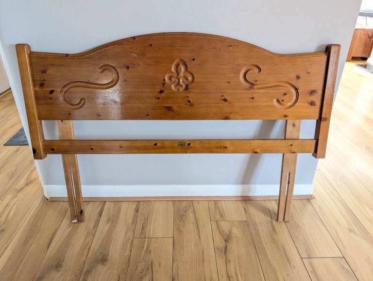 Pine Headboard. Double 