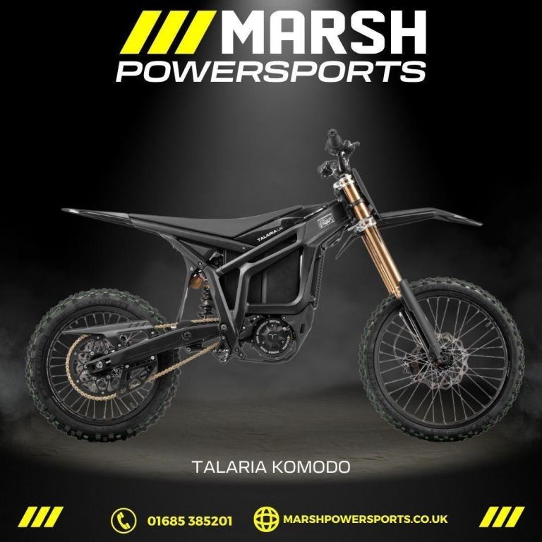 image for Talaria Komodo Stealth Black - Talaria Main Dealer - BRAND NEW MODEL