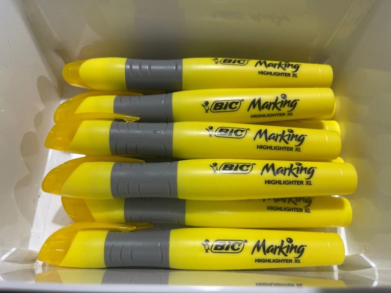 BIC Marking Highlighter XL - New £3 for 10