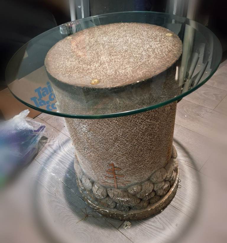 Luxury Sculptural Plaster & Glass Coffee NOW CHEAPERe Table – Eagle Design