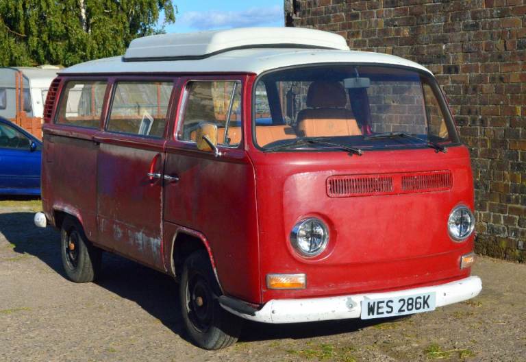 Volkswagen, VW T2 Bay Window 1972 Campervan – Devon Conversion Pop-Top Running restoration project