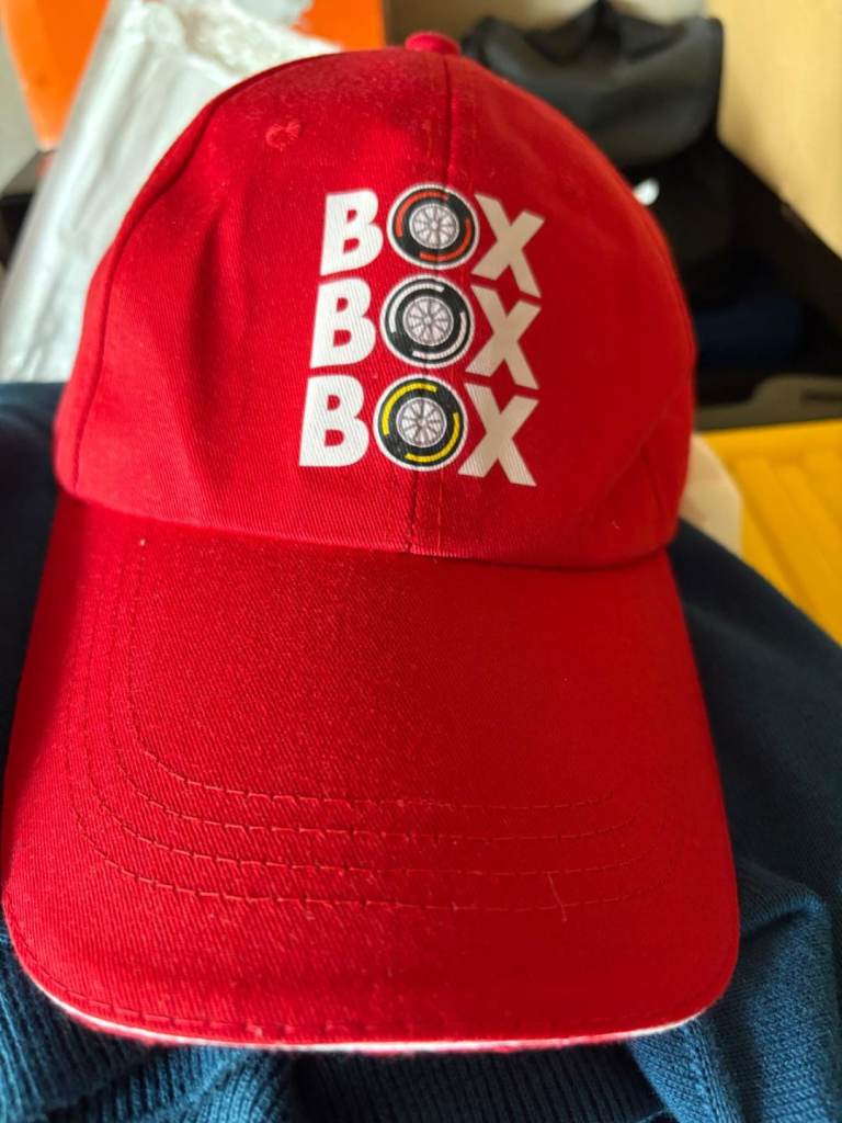 Formula 1 Box box box Red one size cap 