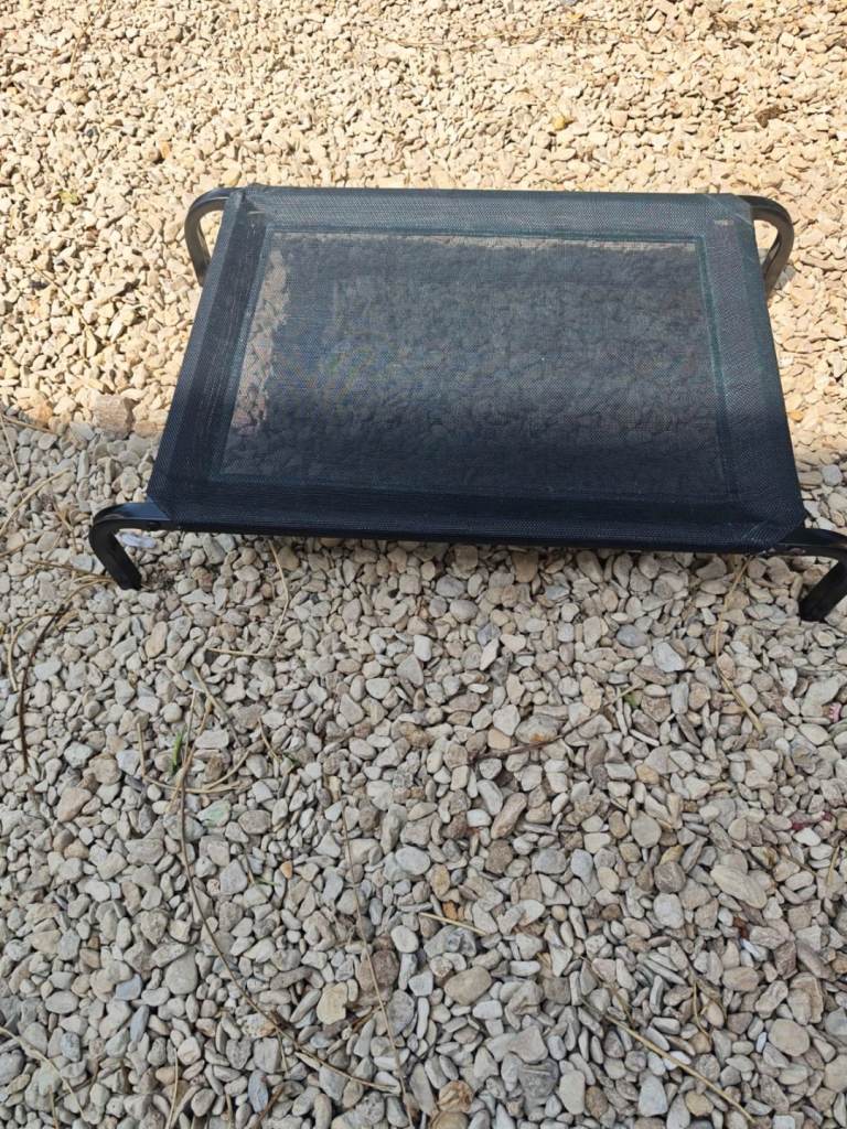 Off ground dog bed