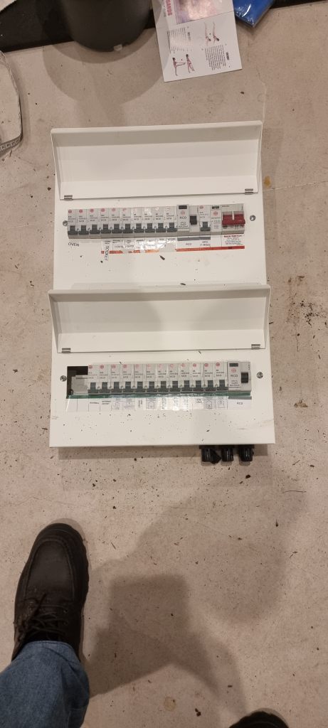 Consumer unit metal loaded