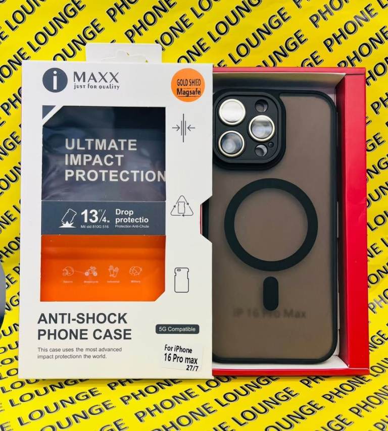 iPh 16 Pro Max Magsafe Case with Rear Camera Protection for IOS