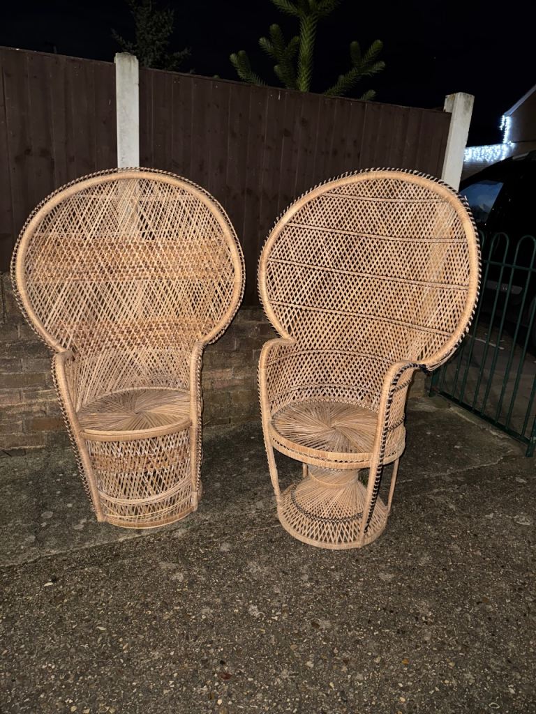 PEACOCK CHAIRS FOR HIRE
