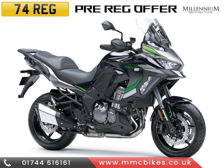 KAWASAKI VERSYS 1000 SE SKYHOOK ELECTRONIC SUSPENSION ADVENTURE TOURER BIKE