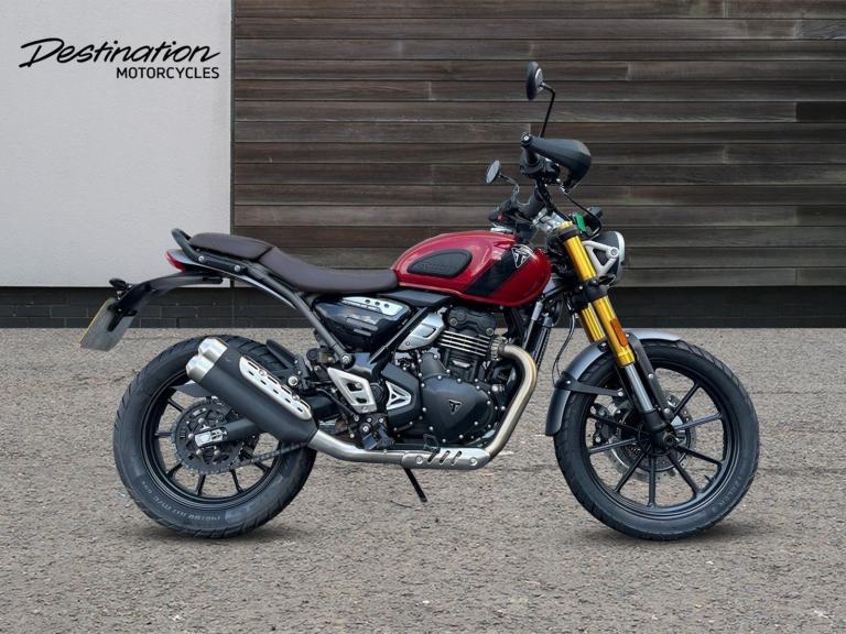 2024 Triumph Scrambler 400 X STANDARD COLOUR Petrol black 6 Speed