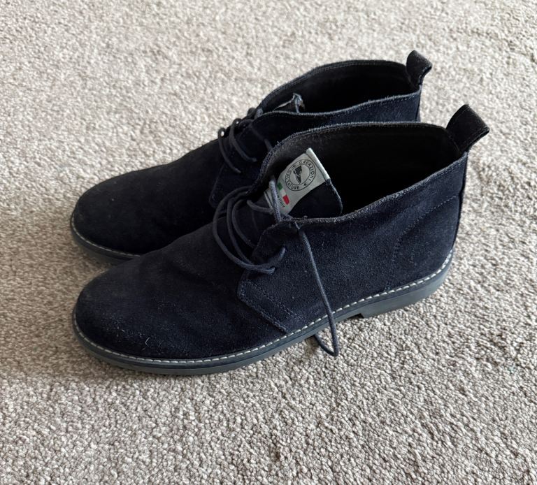 Calzature Italy Suede Desert Boots Size Uk 8
