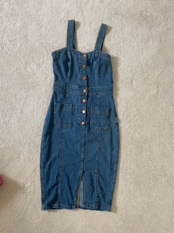 michelle keegan denim bodycon dress Very Midi UK10 Stretchy New | in Maidstone, Kent GRADUATION2026 Amy Anderssen Size:4.5