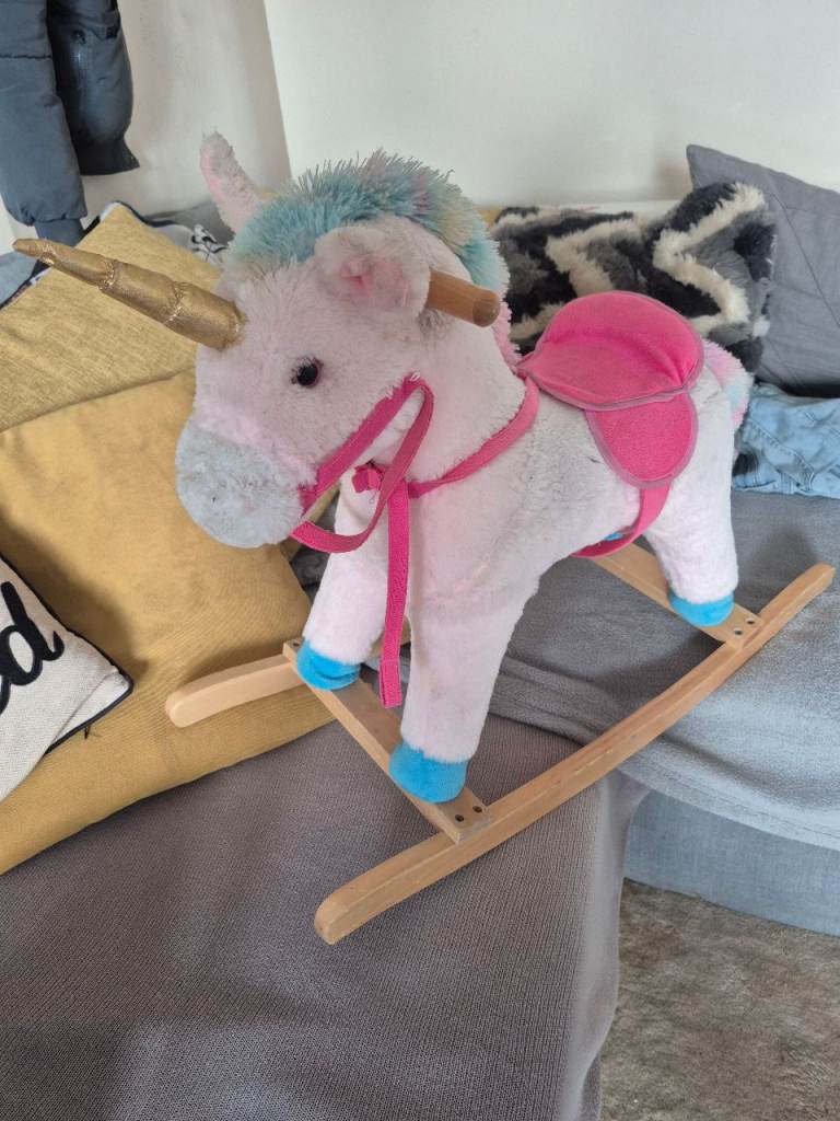 Unicorn rocking horse 