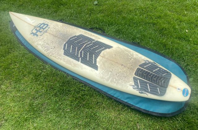 Hot Buttered　HB 6.0 HB Surfboard FREE DELIVERY 6'8 Board Hot Buttered Vintage 5 fin