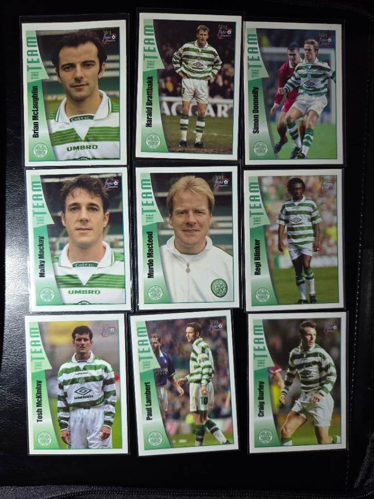 24 x Futera 1998 Celtic Full Team Set - Original Vintage Collection 